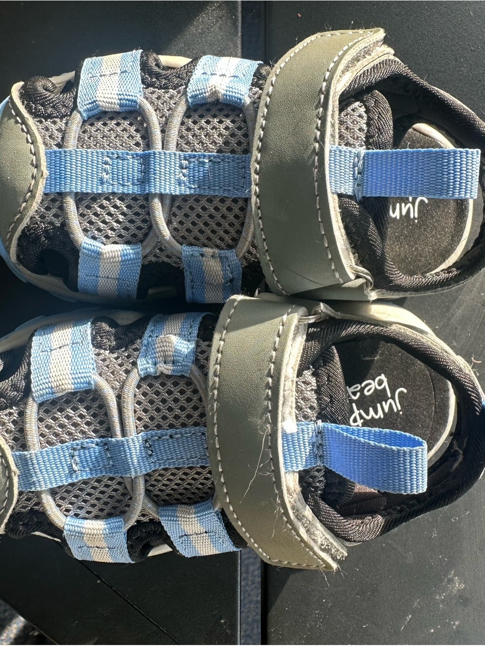 jumping beans Blue and Gray Kids' Closed-Toe Sport Sandals